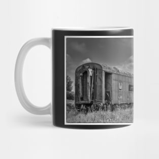 Abandoned Railroad Car in Rural New Brunswick Mug